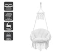 NNEKG Fringed Macrame Hammock Chair