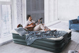 NNEKG Double Height Queen Inflatable Mattress Air Bed with 240V Pump