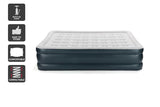 NNEKG Double Height Queen Inflatable Mattress Air Bed with 240V Pump