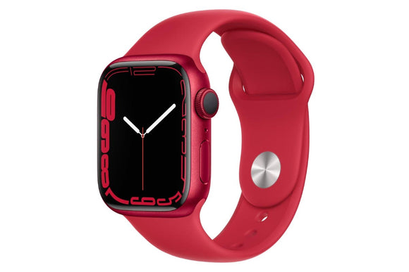 NNEKG Apple Watch Series 7 41mm Red Aluminium Case GPS