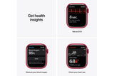 NNEKG Apple Watch Series 7 41mm Red Aluminium Case GPS