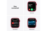 NNEKG Apple Watch Series 7 41mm Red Aluminium Case GPS