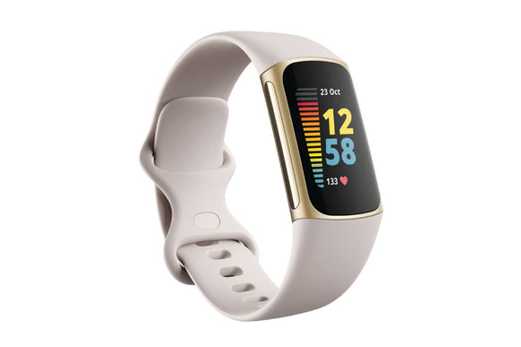 NNEKG Fitbit Charge 5 (Lunar White Soft Gold)