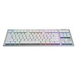 NNEKG G915 TKL Tenkeyless LIGHTSPEED Wireless RGB Mechanical Gaming Keyboard (Tactile) White