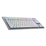 NNEKG G915 TKL Tenkeyless LIGHTSPEED Wireless RGB Mechanical Gaming Keyboard (Tactile) White