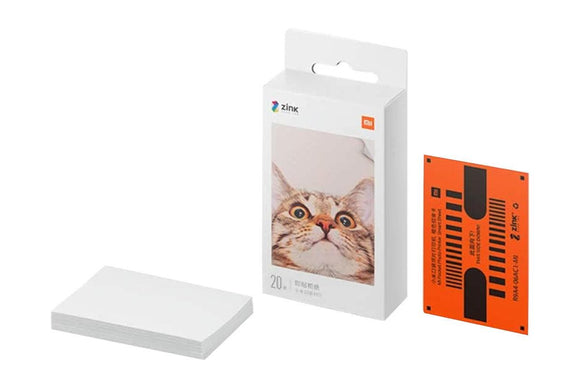 NNEKG ZINK Pocket Printer Photo Paper (20 Sheets)