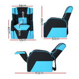NNEDSZ Kids Recliner Chair PU Leather Gaming Sofa Lounge Couch Children Armchair