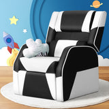 NNEDSZ Kids Recliner Chair PU Leather Gaming Sofa Lounge Couch Children Armchair