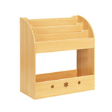 NNEDSZ Kids Bookshelf Children Toys Storage Shelf Rack Organiser Bookcase Display
