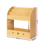 NNEDSZ Kids Bookshelf Children Toys Storage Shelf Rack Organiser Bookcase Display