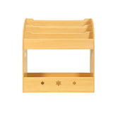 NNEDSZ Kids Bookshelf Children Toys Storage Shelf Rack Organiser Bookcase Display