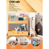 NNEDSZ Kids Bookshelf Children Toys Storage Shelf Rack Organiser Bookcase Display