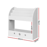 NNEDSZ Kids Bookshelf Children Toy Storage Magazine Rack Organiser Bookcase White