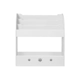 NNEDSZ Kids Bookshelf Children Toy Storage Magazine Rack Organiser Bookcase White