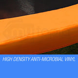 NNEMB 12ft Trampoline Replacement Padding Orange Inside/Outside Net Design