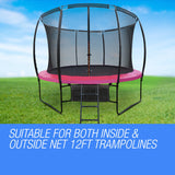 NNEMB 12ft Pink Replacement Trampoline Pad-Spring Reinforced Round Outdoor