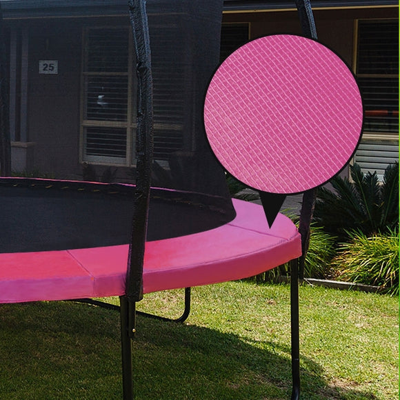 NNEMB 12ft Pink Replacement Trampoline Pad-Spring Reinforced Round Outdoor
