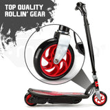 NNEMB Kids Electric Scooter 140W Children Ride Toy Battery Boys Girls Red