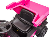 NNEMB Electric Ride On Toy Dump Truck-Pink