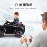 NNEMB Black Rapid Racer 12V Remote Control Electric Cars For Kids