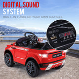 NNEMB Red Rapid Racer 12V Remote Control Electric Ride On Toy Cars
