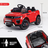 NNEMB Red Rapid Racer 12V Remote Control Electric Ride On Toy Cars