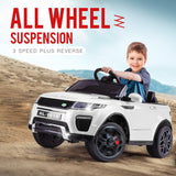 NNEMB White 12V Toy Remote Control Kids Ride On Electric Cars