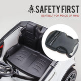 NNEMB White 12V Toy Remote Control Kids Ride On Electric Cars
