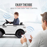 NNEMB White 12V Toy Remote Control Kids Ride On Electric Cars