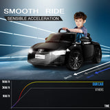 NNEMB AUDI R8 SPYDER Licensed Electric Kids Ride On Car Battery Powered 12V-MP3 Player-Black