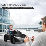 NNEMB AUDI R8 SPYDER Licensed Electric Kids Ride On Car Battery Powered 12V-MP3 Player-Black
