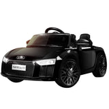 NNEMB AUDI R8 SPYDER Licensed Electric Kids Ride On Car Battery Powered 12V-MP3 Player-Black