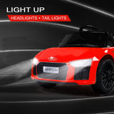 NNEMB Kids Ride-On Car Licensed AUDI R8 SPYDER Battery Electric Toy Remote 12V Red