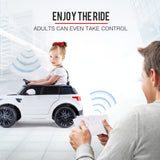 NNEMB White 12V Remote Control Ultimate Kids Ride On Electric Cars