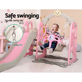 NNEDSZ Kids Slide Swing Outdoor Slide Kids Playground Built-in Music Basketball