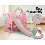 NNEDSZ Kids Slide Swing Outdoor Slide Kids Playground Built-in Music Basketball