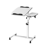 NNEDSZ  Laptop Table Desk Adjustable Stand - White