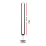 NNEDSZ RGB LED Floor Lamp Colour Light Stand Corner Mordern Living Room 118CM