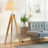 NNEDSZ Floor Lamp Shelf Modern LED Storage Tripod Shelves Stand Room Light