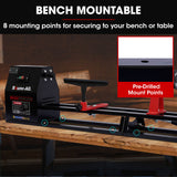 NNEMB 1000 x 350mm Wood Lathe Turning Machine-370W S1 Motor-4 Speed