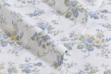 NNEKG Laura Ashley Le Fleur Cotton Sateen Sheet Set (King Cottage Blue)