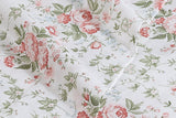 NNEKG Laura Ashley Lilian Cotton Sateen Sheet Set (King Coral)