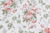 NNEKG Laura Ashley Lilian Cotton Sateen Sheet Set (King Coral)