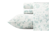 NNEKG Laura Ashley Garden Palace Cotton Sateen Sheet Set (King Duck Egg)