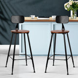 NNEDSZ 4x Vintage Industrial Bar Stool Retro Barstools Dining Chairs Kitchen