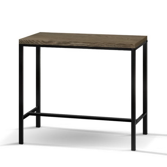 NNEDSZ Vintage Industrial High Bar Table for Stool Kitchen Cafe Desk Dark Brown