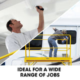NNEMB Safety Guard Rail for Adjustable Mobile Scaffold