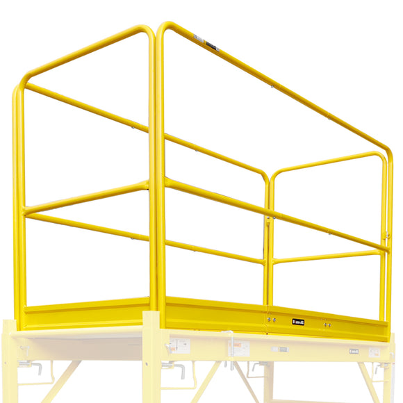 NNEMB Safety Guard Rail for Adjustable Mobile Scaffold