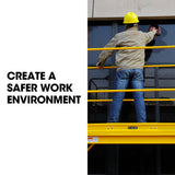 NNEMB Safety Guard Rail for Adjustable Mobile Scaffold