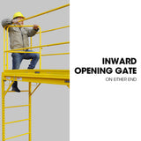 NNEMB Safety Guard Rail for Adjustable Mobile Scaffold
